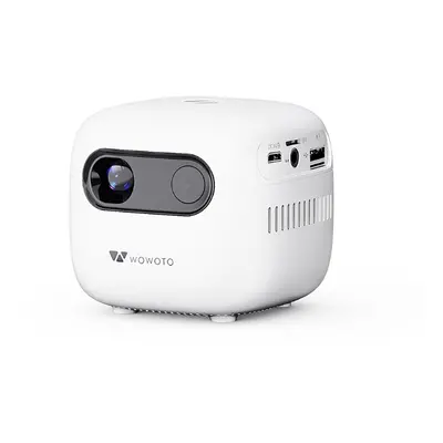 WOWOTO Q6Plus TIDLP 0.2DMD 854 x 480 4K 100ANSI RGB LED Smart Projector