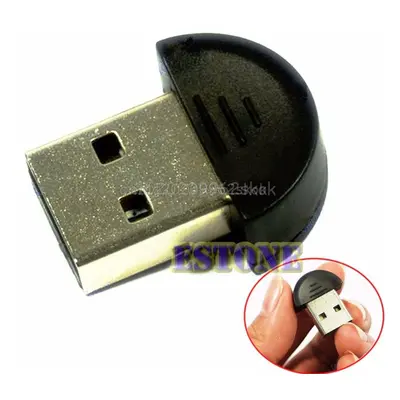 10pcs/lot Mini USB 2.0 Bluetooth-compatible DONGLE ADAPTER F PC LAPTOP 100m Au13 19 Droship