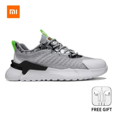 Xiaomi Youpin Casual Sneakers for Men Ventilation Jaka Soft Rubber Soles Non-slip Seamless Mesh 