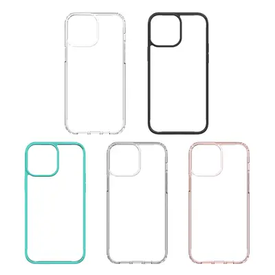 Applicable Apple iPhone 14 15 2 in 1 transparent phone case Case Case Crystal Transparent anti-s