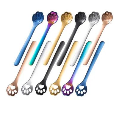 Stainless Steel Creative Cat Claw Coffee Spoon Dessert Cake Spoon