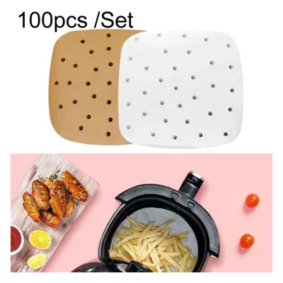 Air Fryer Special Paper Pad Grilled Meat Paper Oil Absorbed Paper, Color Random Delivery, Style: