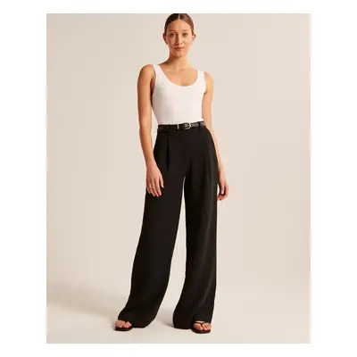 Summer 2023 Loose, comfortable and versatile Icy Tailored Crepe Wide-Leg Pants