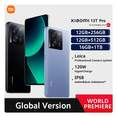 Global Version Xiaomi Mi 13T Pro 144Hz 6.67" AMOLED Display MTK Dimensity 9200+ NFC 50MP Leica C