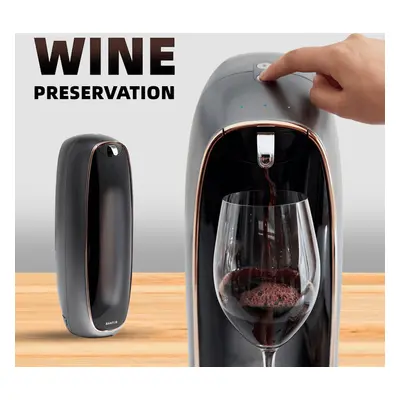 10-word title: SANTUS Lite: Black Tech Wine Preservation for Red & White