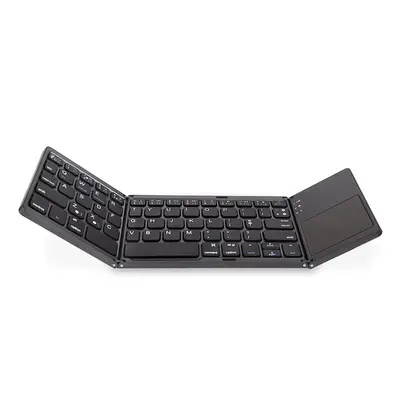 Three folding keyboard Bluetooth wireless keyboard with touchpad support tablet phone computer e