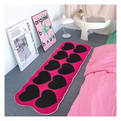 40*120cm Imitation cashmere personalized creative sweet cool style bedroom bedside rug living ro