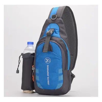 Waterproof One Strap Backpack Shoulder Bag with Removable Water Bottle Holder