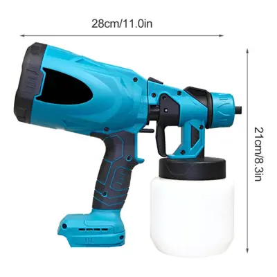 High-pressure Cordless Paint Sprayer with 2 Batteries