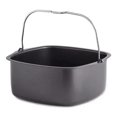 Suitable for square 3.8-8qt air fryer square non-stick cake basket baking pan