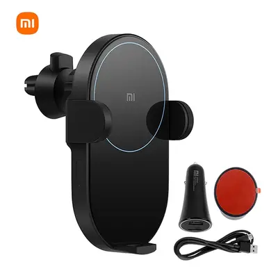 Xiaomi 20W Max Wireless Car Charger Mi Fast Car Charging Phone Holder Glass Ring Charger