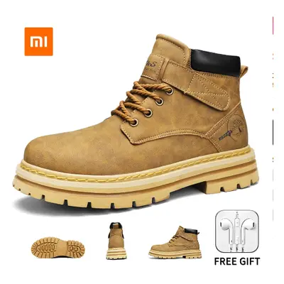 Xiaomi Youpin 2023 Men&#039;s Shoes Winter Snow Boots for Men Retro Ankle Boots Shoes for Men La