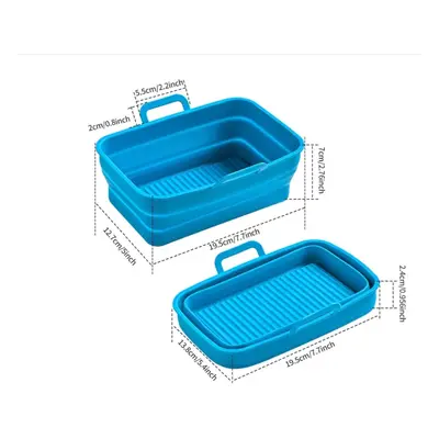 Foldable Air Fryer Silicone Baking Tray