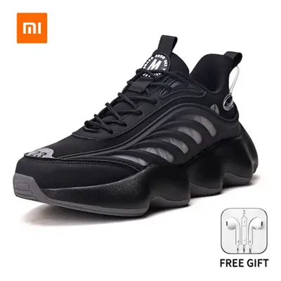 Xiaomi Youpin Casual Sneakers for Men Shoes 2023 Spring Non-slip Black Soft Shoes for Men Casual