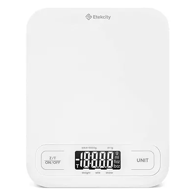 Etekcity Food Kitchen Scale, Digital Grams and Ounces for Weight Loss, Baking, Cooking, Keto and