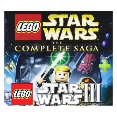 LEGO Star Wars: The Complete Saga and Star Wars III: The Clone Wars Bundle Steam CD Key