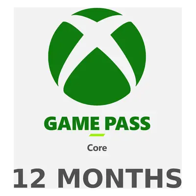 XBOX Game Pass Core 12 Months Subscription Card JP