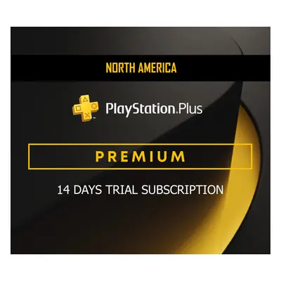 PlayStation Plus Premium 14 Days TRIAL Subscription NA (ONLY FOR NEW ACCOUNTS)