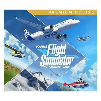 Microsoft Flight Simulator 40th Anniversary Premium Deluxe Edition Windows 10/11 Account