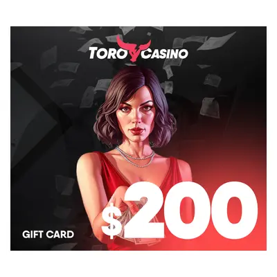 Toro Casino $200 Gift Card