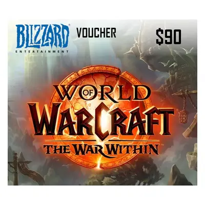 World of Warcraft: The War Within $90 NA Battle.net Gift Card