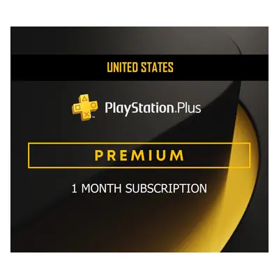 PlayStation Plus Premium 1 Months Subscription US