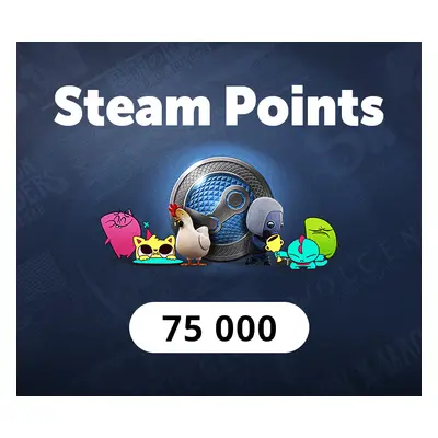 75.000 Steam Points Manual Delivery