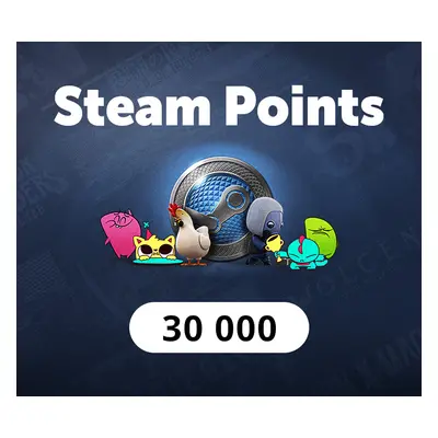 30.000 Steam Points Manual Delivery