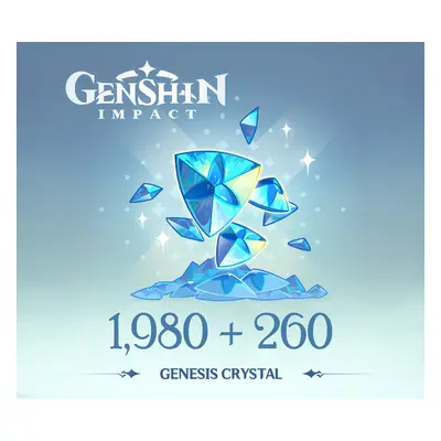 Genshin Impact - 1,980 + 260 Genesis Crystals Reidos Voucher