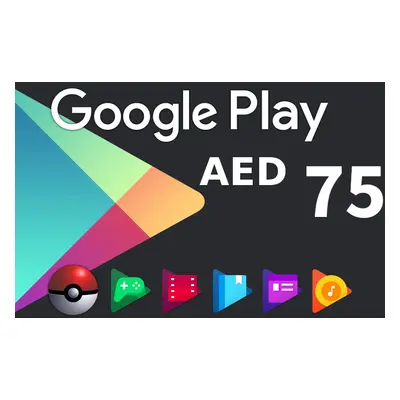 Google Play AED 75 AE Gift Card