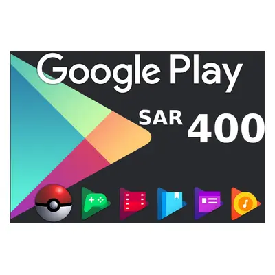 Google Play SAR 400 SA Gift Card