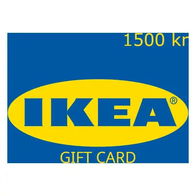 IKEA 1500 kr Gift Card NO