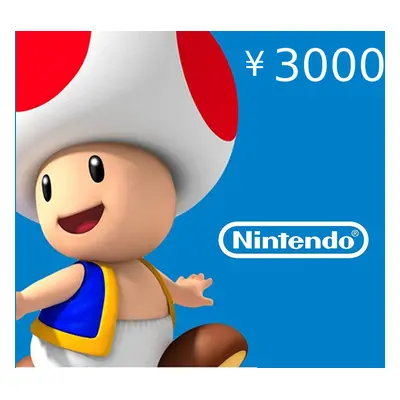 Nintendo eShop Prepaid Card ¥3000 JP Key