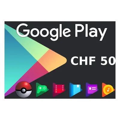 Google Play CHF 50 CH Gift Card