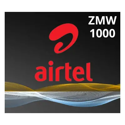 Airtel 1000 ZMW Mobile Top-up ZM