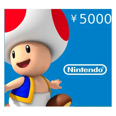 Nintendo eShop Prepaid Card ¥5000 JP Key