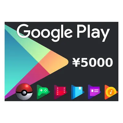 Google Play ¥5000 JP Gift Card