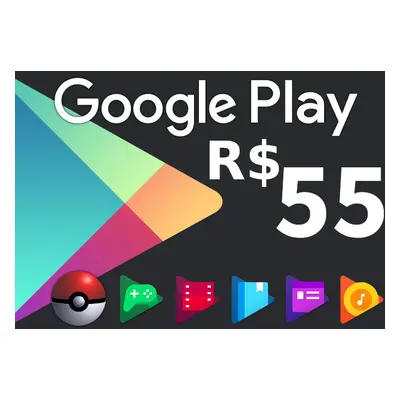 Google Play 55 BRL BR Gift Card