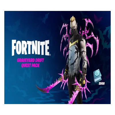 Fortnite - Graveyard Drift Quest Pack + 2000 V-Bucks Challenge TR XBOX One CD Key