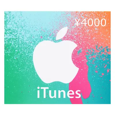 iTunes ￥4000 JP Card