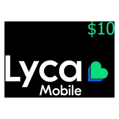 Lyca Mobile $10 Mobile Top-up US