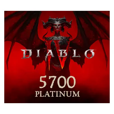 Diablo IV - 5700 Platinum Voucher XBOX One / Xbox Series X|S CD Key