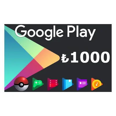 Google Play ₺1000 TR Gift Card