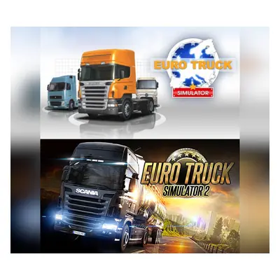 Euro Truck Simulator 1 + 2 Bundle Steam CD Key