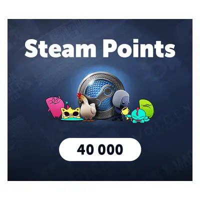 40.000 Steam Points Manual Delivery