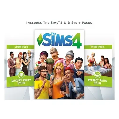 The Sims 4 + Luxury Party + Perfect Patio Stuff Bundle PC Origin CD Key