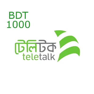 Teletalk 1000 BDT Mobile Top-up BD