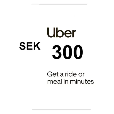 Uber 300 SEK Voucher SE