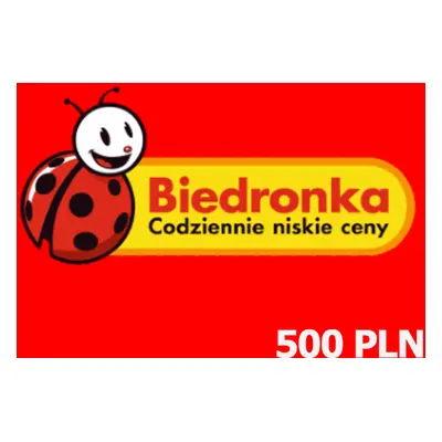 Biedronka PLN 500 Gift Card PL