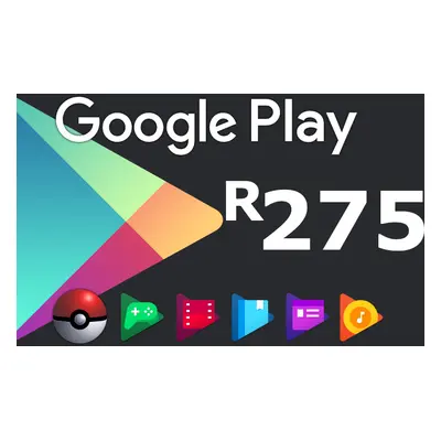 Google Play SAR 275 SA Gift Card